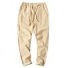 Mens Pants Casual, Joggers with Deep Pockets in Loose-Fit Style Cargo Pants Relaxed Fit Men Khaki Pants Camo Flared Pants Jeans Pants Cargos Work Pants Side Pants Work (4XL, Khaki) view 2
