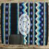 EQUIGEAR Western Show Horse Saddle Blanket New Zealand Wool Western Design Handmade Saddle Blanket Top Wool Pad Sensor Flex (Customization Available) ZB-001 (32x32) view 1
