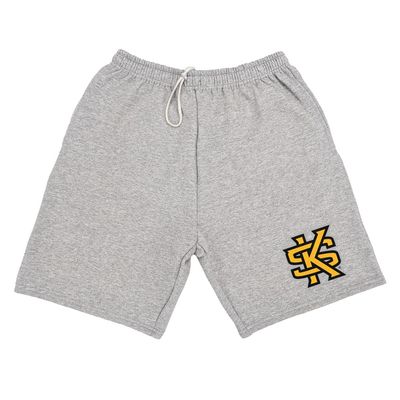 Campus Lab Kennesaw State University Mens Sweat Shorts Primary Logo, Athletic Heather, Small
