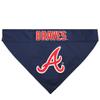Pets First MLB Atlanta Braves Reversible Bandana Size XX-Large for Dogs & Cats. 2 Sided Sports Bandana,Premium Embroidery Team Logo, All MLB Teams Available view 4