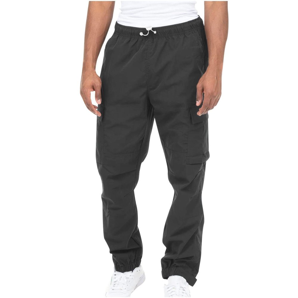 Mens Joggers with Pockets, Men's Sweatpants Cargo Pockets Joggers for Men Athletic Pants Workout, Jogging, Running Sweatpants Joggers De Trabajo para Hombre Sweatpants Work (4XL, Black)