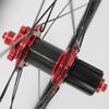 LSRRYD 26'' 27.5'' 29" Mountain Bike Wheelset Carbon Fiber Hub Mountain Bike Wheel Set Quick Release Disc Brake 24H Flat Spokes Bicycle Rims 9 10 11 Speed Cassette (Color : Red, Size : 29inch) view 2