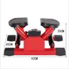 Stepper,- Red Fitness Stair Mini Fitness Cardio Exercise Trainer, Adjustable Height Machine with Twisting Action view 2