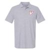University of Virginias College at Wise Primary Logo Mens's Adult 100% Cotton Knit Polo Shirt, Athletic Heather, 3X-Large view 1