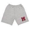 Campus Lab Commonwealth University - Mansfield University Mens Sweat Shorts Primary Logo, Athletic Heather, X-Large view 1