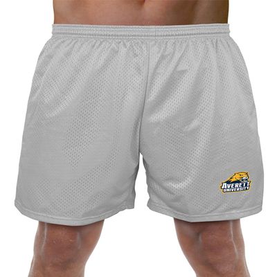 Campus Lab Averett University Primary Logo Men's Adult Athletic Gym Shorts 7" Inseam, Silver, XX-Large