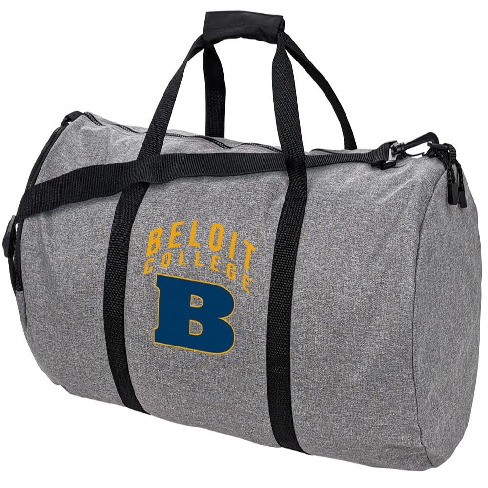 Beloit College Primary Logo Lightweight Duffel Bag for Sports and Gym Packable for Travel