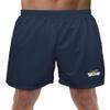 Campus Lab University of Toledo Primary Logo Men's Adult Athletic Gym Shorts 7" Inseam, Navy, Medium view 1