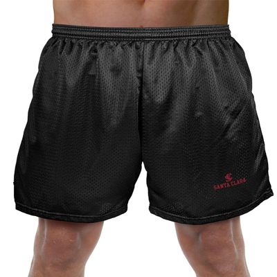 Campus Lab Santa Clara University Primary Logo Men's Adult Athletic Gym Shorts 7" Inseam, Black, Large