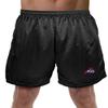 Stony Brook University Primary Logo Men's Adult Athletic Gym Shorts 7" Inseam, Black, Large view 1