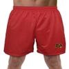 Minot State University Primary Logo Men's Adult Athletic Gym Shorts 7" Inseam, Red, Small view 1