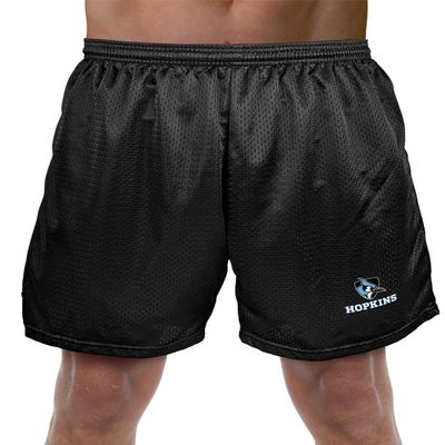 Johns Hopkins University Primary Logo Men's Adult Athletic Gym Shorts 7" Inseam, Black, X-Large