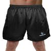 Johns Hopkins University Primary Logo Men's Adult Athletic Gym Shorts 7" Inseam, Black, X-Large view 1