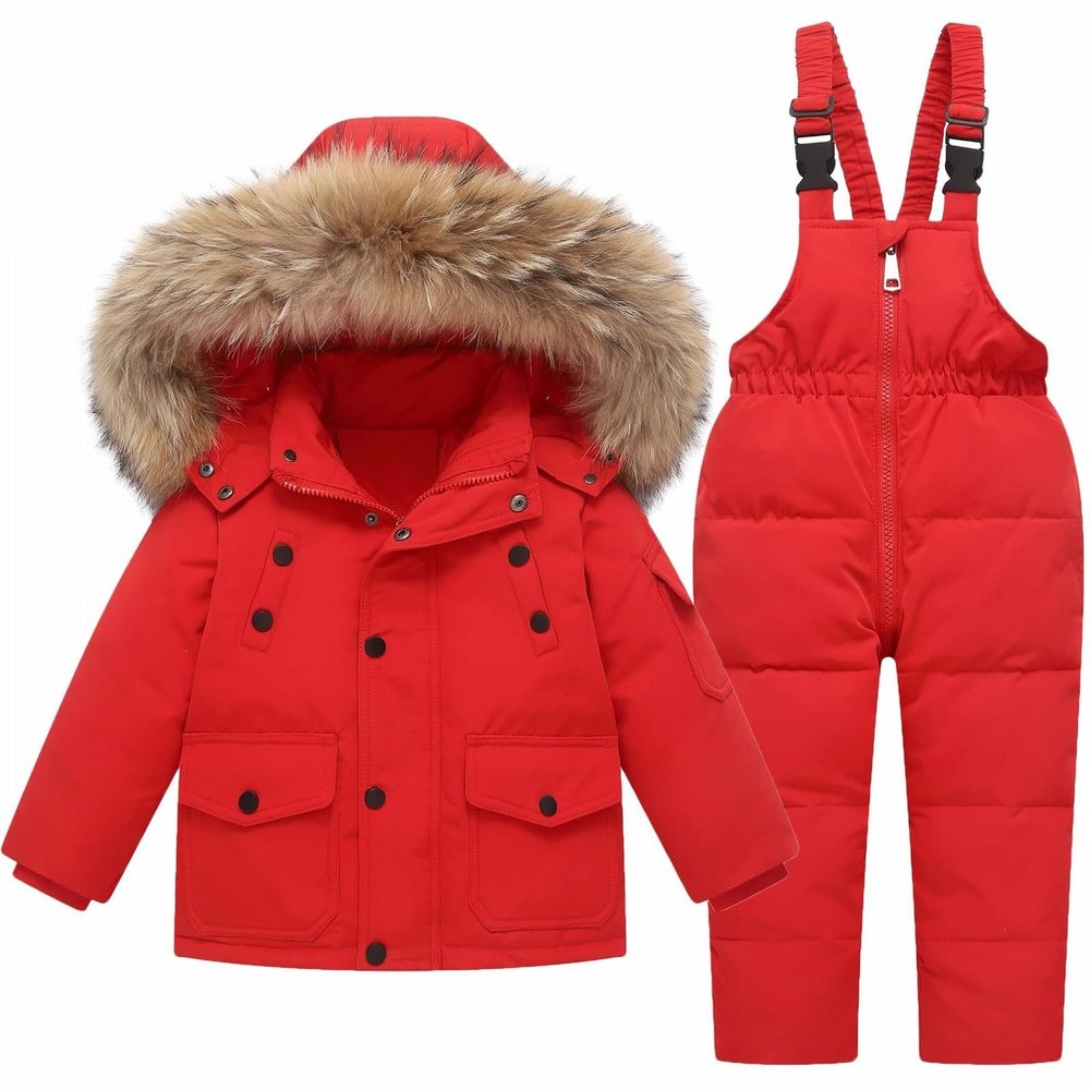 Ski Suit For Kids Boys Girls Ski Jacket Pants Suits Snow Suit Windproof Winter Ski Suit Boys and Girls