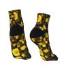 ZISHAK Yellow Flowers Butterflies Adult Sports Socks,No-Heel Casual Socks,Sailor Socks For Comfort And Style view 4
