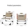 ADovz Outdoor Folding Chair, Aluminum Alloy Portable Camping Chair, Storage Bag Set, Fishing Chair, Moon Chair, (Size : Medium) view 3