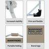 ADovz Outdoor Folding Chair, Aluminum Alloy Portable Camping Chair, Storage Bag Set, Fishing Chair, Moon Chair, (Size : Medium) view 4