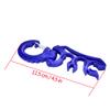 Gavigain Diving BC Hose Fixer Diving Plastic Double Layer Underwater Bcd Hose Fixer with Clip Hook for Diving Equipment (Blue) view 3