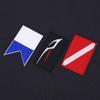 Gavigain Diving Flag Patches, Backpack Hat Embroidered Patches, Diving DIY Decorations Accessories Diving Flag Patches view 4