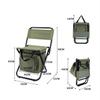 ADovz with Insulation Function Storage Function Outdoor Folding Chair, Aluminum Alloy Portable Camping Chair, Storage Bag Cover, Fishing Chair, Moon Chair, view 2