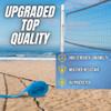 Boardee Professional Beach Volleyball Court Lines  Adjustable (26.3' x 52.6' or 29.5' x 59.05')  2-Inch Wide Durable Sand Boundary Lines with Double-Function Hook & Loop System  Light Blue view 2
