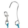 Gavigain Scuba Diving Reef Drift Hook Scuba Single Reef Hook with Stainless Steel Clip Dive Hook with Wire Diving Drift Gear for Underwater Photography view 3