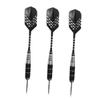 BESPORTBLE 3pcs Metal Darts Needle Tips Black Flights for Sports Events and Drop-Resistant Design for Indoor and view 1