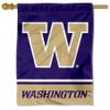 Washington UW Huskies Wordmark Logo House Flag Banner view 1