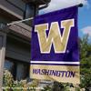 Washington UW Huskies Wordmark Logo House Flag Banner view 2