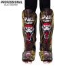 Muay Thai Shin Guards for Kickboxing Martial Arts BJJ Boxing Equipment MMA Training and Sparring Leg Guard with Instep Protection Pads (Fury-Golden, Small/Medium) view 2