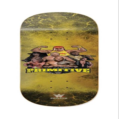 Primitive Skateboarding Mania Gold Skateboard Deck - 8.38" x 31.88"