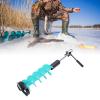 Sorandy 8inch Ice Auger for Fishing, Electric Ice Auger Kit Cordless Ice Drill Auger Ice Fishing Auger with Positioner, Extension Rod & Drill Adapter Ice Drill Auger for Fishing, Emergency view 2