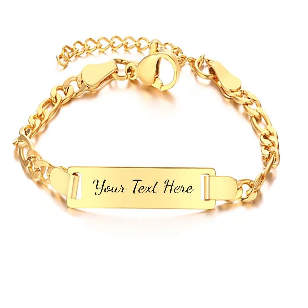 18K Gold filled baby bracelet (Black)
