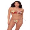 Sports Illustrated Women's Ruffle Cutout Bralette, Tropical Island, X Large view 3