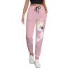 Pink Cockatoo Parrot Womens Sweatpants Joggers Printed Athletic Trousers Baggy Lounge Pants with Pockets XL view 1