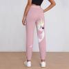 Pink Cockatoo Parrot Womens Sweatpants Joggers Printed Athletic Trousers Baggy Lounge Pants with Pockets XL view 3