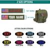 2PCS Customizable Name Patches with Hook Fastener Army Green &Personalized Tactical Morale Embroidered Name Tapes with American Flag Patch for Hats Caps Bags Backpacks Tactical Vest Military view 2
