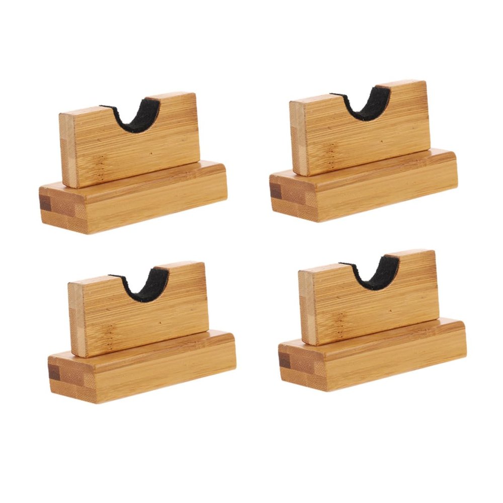 Happyyami 2 Sets Baseball Bat Stand Bamboo Racks Softball Bat Display Hockey Stick Supports Bat Holders Display Case Mini Baseball Bat Baseball Bat Bracket Multifunction Baseball Suit