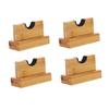 Happyyami 2 Sets Baseball Bat Stand Bamboo Racks Softball Bat Display Hockey Stick Supports Bat Holders Display Case Mini Baseball Bat Baseball Bat Bracket Multifunction Baseball Suit view 1