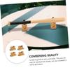 Happyyami 2 Sets Baseball Bat Stand Bamboo Racks Softball Bat Display Hockey Stick Supports Bat Holders Display Case Mini Baseball Bat Baseball Bat Bracket Multifunction Baseball Suit view 2