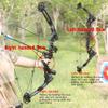 surwolf Compound Bow Kit,Hunting&Target,Limb Made in USA,Draw Weight 20-70lbs Adjustable,Draw Length 24-30", Right/Left Handed for Adult/Beginner Archery Hunting&Targeting (Left-Handed, Black) view 4
