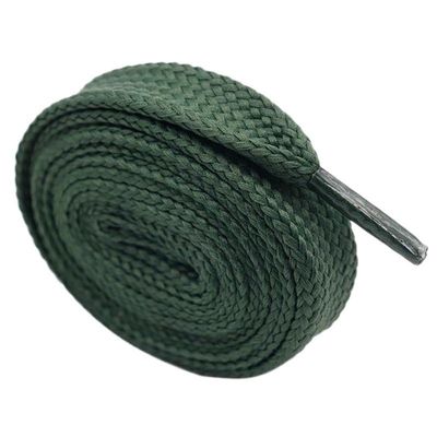 18mm Extro Wide Width Double Layer Laces Sneaker 10 Designs Solid Color Flat Shoes Strings Cord (Color : 5030 Army Green, Size : 180 cm)