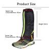 HEARSO Leg Gaiters, Anti-Slip Design Outdoor Gaiters and Snowshoe Gaiters for Men and Women for Camping, Walking, Climbing, Hiking and Snowshoeing view 4