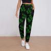 Kiss Me Shamrock Clover Womens Sweatpants Joggers Printed Athletic Trousers Baggy Lounge Pants with Pockets XL view 2