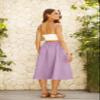 Naggoo Women Skirts for 2025 Summer Loose Midi Skirt with Pocket Violet Purple X-Large view 2