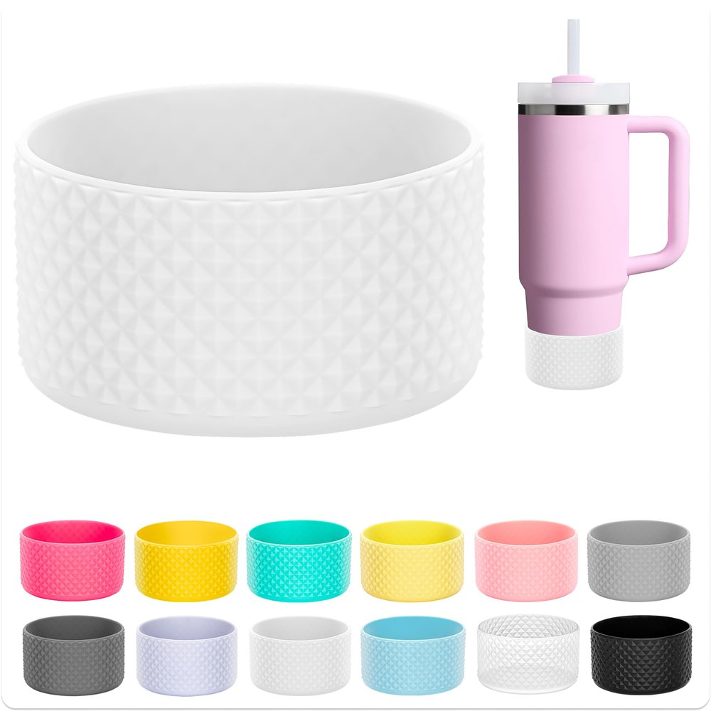 Silicone Bottom for Stanley Cup, Protective Silicone Boot for Stanley & Hydro Flask Water Bottle 12-24oz, Anti Slip Bottom Cover Bumper for Water Sport Bottles