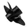YOUNG PROPS 13 1/4 x 17 (Hub Kits Included) Upgrade Aluminum Boat Propeller for Mercury Engines 40-140HP 2 & 4-Stroke 4 Blades 13.25dia x 17 Pitch Outboard Propeller 15Spline Tooth RH view 4