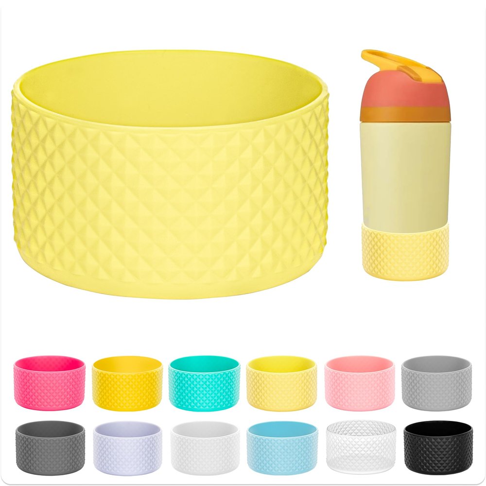 Silicone Boot Sleeve for Stanley, Protective Silicone Boot Compatible with Stanley Tumbler 20-40oz & Hydro Flask Water Bottle 12-24oz and More Bottles/Tumblers with 2.8-2.95in Bottom