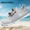 DOUSSPRT Men's Water Shoes Quick Drying Sports Aqua Shoes LightGrey Size 8 view 3