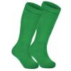 Green Socks for Girls Soccer Socks Youth Socks Cotton Kids Tube Socks Boys Girls Sport Stocking 1 Pair Solid Green 6-9 Years view 1